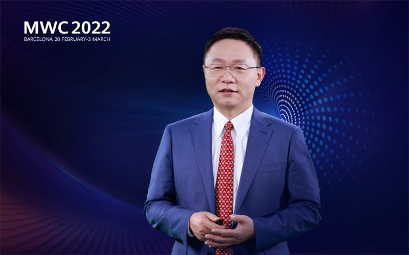 01.03.2022 Дэвид Ван, исполнительный директор Huawei, на MWC 2022