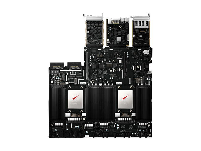 Серверная материнская плата с 2шт. SoC Kunpeng 920