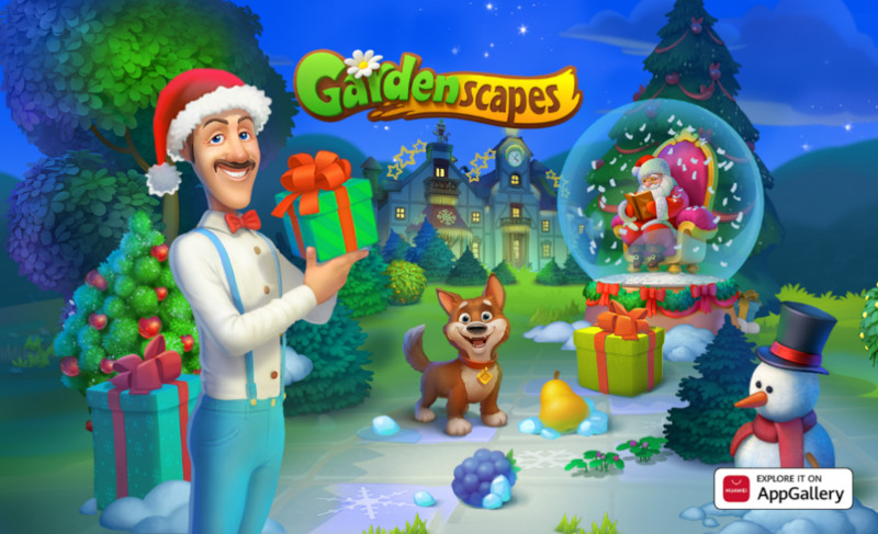 Игра Gardenscapes стала доступна в магазине приложений AppGallery